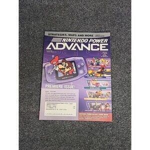 Vintage Nintendo Power Advance Volume 1 Official Magazine 2001 mario